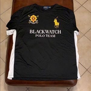 Custom Fit Polo Black Shirt